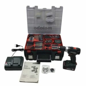 Metabo Akku-Schlagbohrmaschine SB 18 L Set 18 V, Zubehör-Set und Transportkoffer