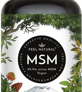 MSM Tabletten - 2000mg MSM (Methylsulfonylmethan) je Tagesdosis - 365 Tabletten