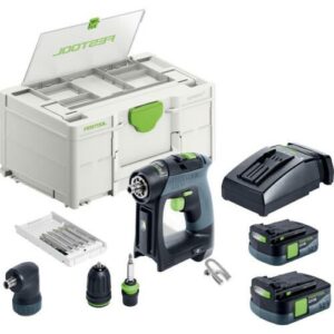 Festool Akku-Bohrschrauber CXS 12 2,5-Set inkl. 2x 2,5 Ah Akku und Ladegerät