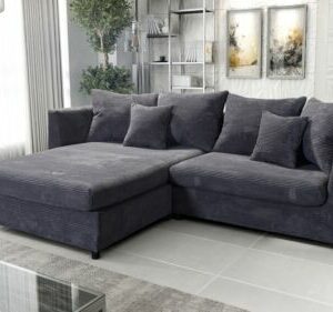 Sofa Couch Ecksofa Eckcouch Wohnlandschaft Pam 2 Cord Bezug