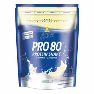 Inkospor Active Pro 80 Protein Shake, Vanilla, 500 g Bag