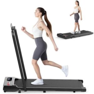 Laufband elektrisch klappbar LCD Display Fitness Heimtrainer W/Handlauf 120kg