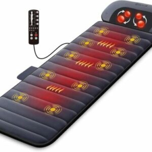 Comfier Massagematte Wärmefunktion Shiatsu Nacken Rückenmassagegerät Ganzkörper✅