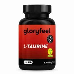 Taurin 1000mg - 210 Kapseln für Sport & Fitness - Pre Workout Aminosäure