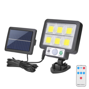 1/2xLED Solarleuchte Solarlampe mit Bewegungsmelder Außen Fluter Sensor Strahler