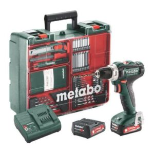 Metabo Akku Bohrschrauber BS 12 Set PowerMaxx Mobile Werkstatt inkl 2x2.0Ah Akku