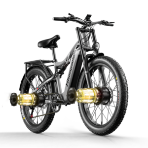 E-Bike 26 Zoll E Mountaibike 2000W Daul Motor Elektrofahrrad 25km/h Fatbike MTB