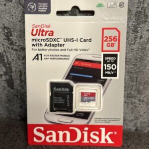 SanDisk Ultra Android microSDXC UHS-I Speicherkarte 256 GB + Adapter