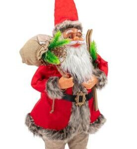 Weihnachtsmann Figur Dekofigur Santa Claus beleuchtet Weihnachtsdeko Nikolaus