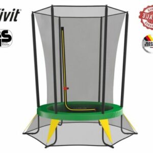 Crivit Kinder Trampolin Indoor Ø140cm Outdoor 180cm Gartentrampolin mit Netz NEU