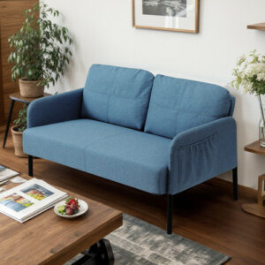 Sofa 2 Sitzer Modern Couch Loveseat  Settee Wohnzimmer Polstersofa mit Armlehnen