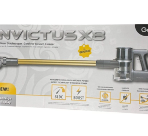 Genius Invictus X8 Akku-Staubsauger Set Handstaubsauger Gold, 12-tlg. kabellos