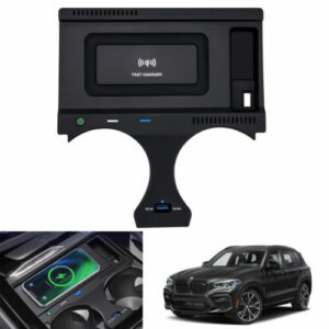 Auto Wireless Kabellose Qi Handy-Ladestation Kfz-Ladegeräte für BMW X1 F48