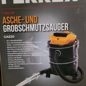 FERREX Asche- und Grobschmutzsauger, 1300W Kamin-, Ofen-. Staub-Sauger, Neu