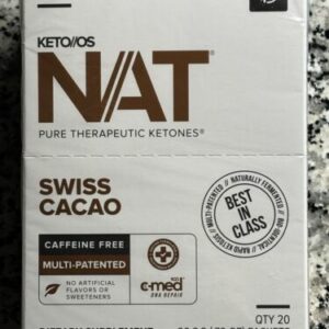 NAT20 / 10. Beutel Exogene KETONE Swiss Cacao Prüvit Abnehmen KETOSE koffeinfrei