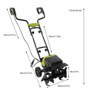 Motorhacke Benzin Gartenfräse Radantrieb Ackerfräse Bodenfräse AF1600