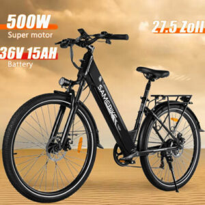 Samebike RS-A01 Pro Elektrofahrrad 27,5 Zoll Mountainbike 500W 15Ah City E-Bike