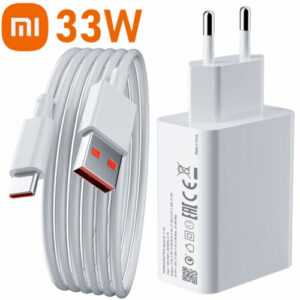 Für Xiaomi 33W Schnell Ladegerät Netzteil +2M USB-C Kabel Redmi Note10/11/12Pro