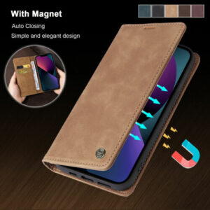 Hülle für Samsung Galaxy Leder Magnet Handy Tasche Schutz Flip Case Wallet Cover