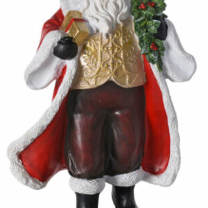 Nikolaus Figur Santa Claus Skulptur Weihnachtsdeko XMAS Weihnachtsmann Statue