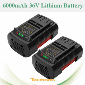 2X 6.0AH 36V Li-ion Akku für Bosch BAT810 BAT840 BAT818 GSR 36 V-Li GSB 36 V-Li