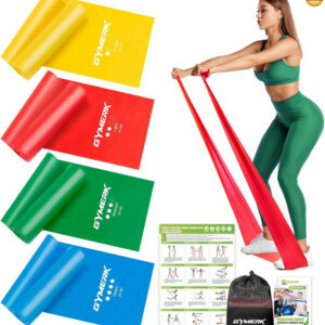 Fitnessband Set von GYMERK - TPE Material, Ideal für Muskelaufbau und Training