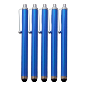 5 x Stylus Touchpen blau Eingabestift Smartphone Tablet iPhone Samsung iPad