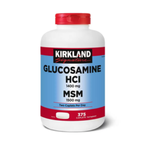 Kirkland Signature Glucosamin HCI & MSM Vitaminpräparat Pack 375 Kapseln