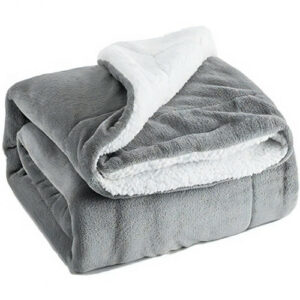 EMME Sherpa Decke Kuscheldecke Flauschig, Dicke und Elegant,