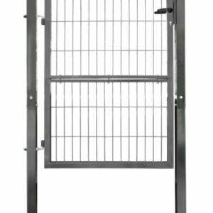 Gartentor Gartentür Zauntür Zauntor Pforte Anthrazit 120cm Quadratrohr V2Aox