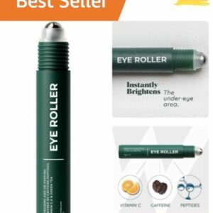 Koffeinhaltiger Augenroller für Männer - Vitamin C & Peptide gegen Schwellungen