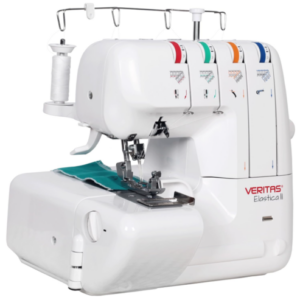 VERITAS Elastica II - Overlock-Nähmaschine - einstellb. Stichlänge & Stichbreite