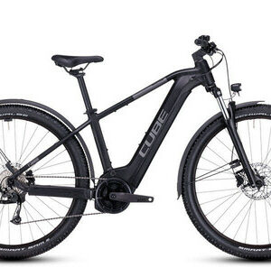 CUBE Reaction Hybrid Performance 500 Allroad E-Bike MTB Hardtail black´n´grey