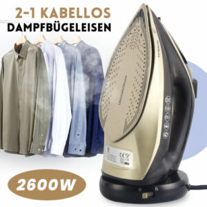 Dampfbügeleisen Kabellos Bügeleisen Dampf Selbstreinigungs Kabellos Modus &Stand