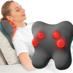 Massagegerät Rückenmassagegerät Mit Wärme, Shiatsu 3D Knet Nackenmassagegerät, M