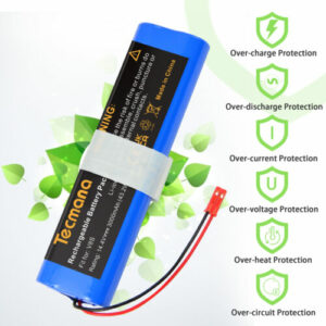 Für Zaco V3 V40 V5x ILIFE V50 V5s Pro V8s X750 18650B4-4S1P 14.4V 3000mAh Akku