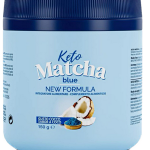 KETO Matcha Blue 150-450g Diät Shake mit Vitaminen MCT Öl Gewichtskontrolle