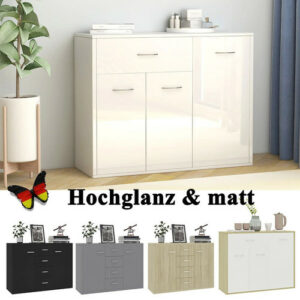 Kommode Sideboard Schrank Anrichte versch. Farben mit Schublade Design