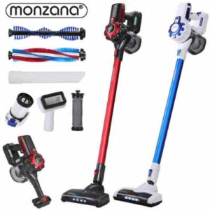 MONZANA® Staubsauger Akku Handstaubsauger 4in1 Kabellos Beutellos Ladestation