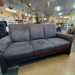 ledersofa 3 sitzer schwarz