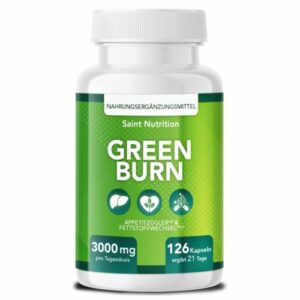 GREEN BURN® Appetitzügler Kapseln Extrem Hochdosiert Gewicht verlieren schnell -