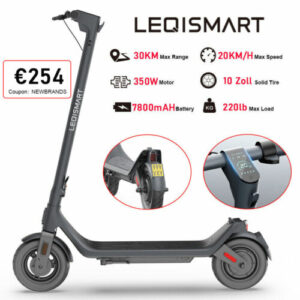 E-Scooter mit Straßenzulassung Elektroroller ABE Klappbar E Roll bis 30KM + 350W