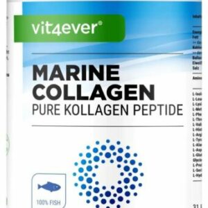 Marine Collagen Pulver 500g - 100% Fisch Kollagen Hydrolysat - Neutral