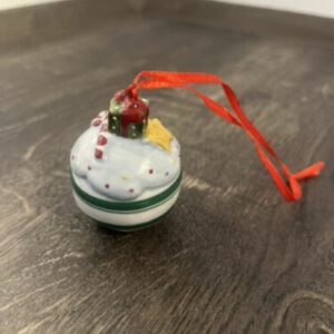 VILLEROY & BOCH Winter Bakery Cakepop Dekoanhänger mit grünen Streifen - selten!