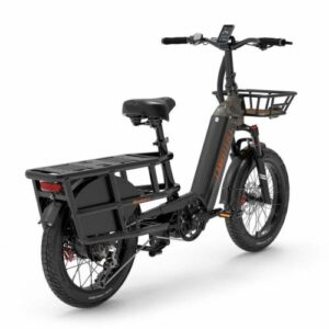 LANKELEISI 1000W Longtail E-Lastenrad 20Ah 20 ZOLL Elektrofahrrad Cargo E-Bike