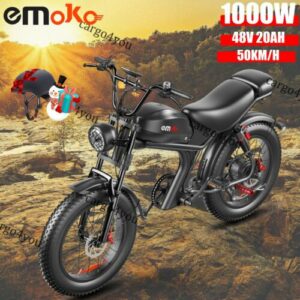 20 zoll EMOKO C93 1000W Elektrofahrrad Mountain E-Fahrrad 20AH Fettreifen E-bike