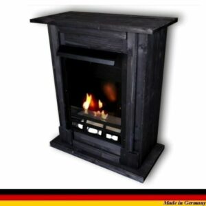 Ethanolkamine Gelkamin Kamin Fire place  Cheminee Madrid Premium Royal Schwarz