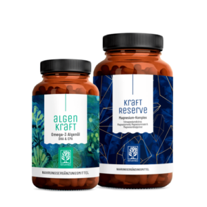 Gut Gerüstet Paket Omega 3 Magnesium Algenkraft Kraftreserve Bundle NATURTREU®