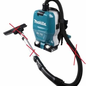 Makita DVC261ZX15 Akku-Rucksack Staubsauger 2x18 V (ohne Akku, ohne Ladegerät)