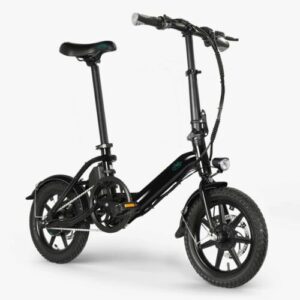 Fiido D3 PRO Schwarz Folding E Bike 14 Zoll Portable Electric Bike